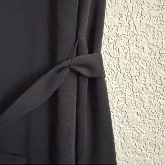 J. Crew Belted Suiting Dress Black Size 14 - Picture 7 of 8